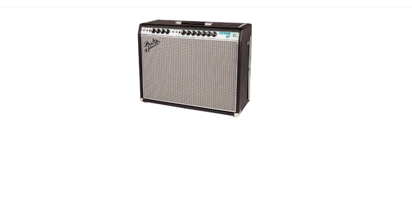 Fender '68 Custom Twin Reverb 85W 2x12 Tube Guitar Combo Amp With Celestion G12V-70s Speaker Black