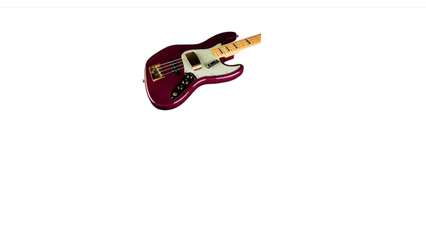 Fender Custom Shop American Custom Jazz Bass NOS Maple Fingerboard - Purple Transparent