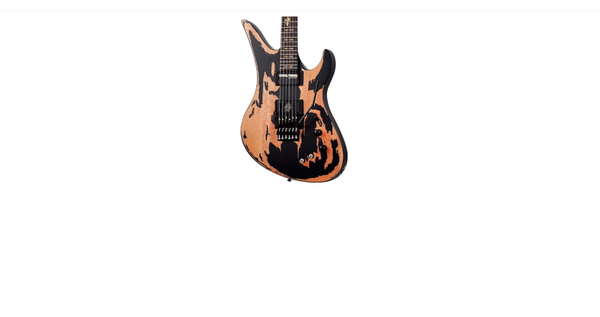 Schecter Guitar Research Synyster Gates Custom-S Relic Electric Guitar Distressed Satin Black