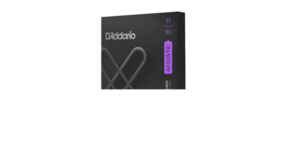 D'Addario XT Phosphor Bronze Bass Guitar Strings for Taylor GS Mini Bass, Custom Light, 37-90
