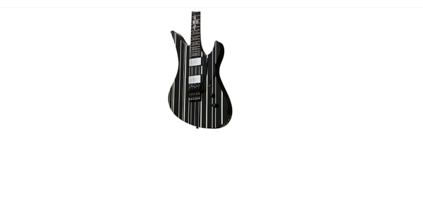 Schecter Guitar Research Synyster Gates Custom Electric Guitar - Black Pinstripes