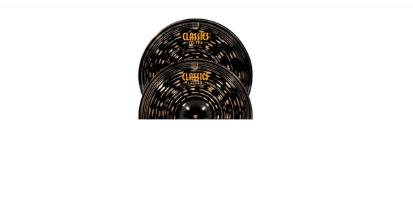 MEINL Classics Custom Dark Hi-Hat Cymbal Pair 15 in.