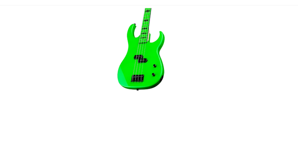Dean Custom Zone 4-String Bass Guitar Nuclear Green