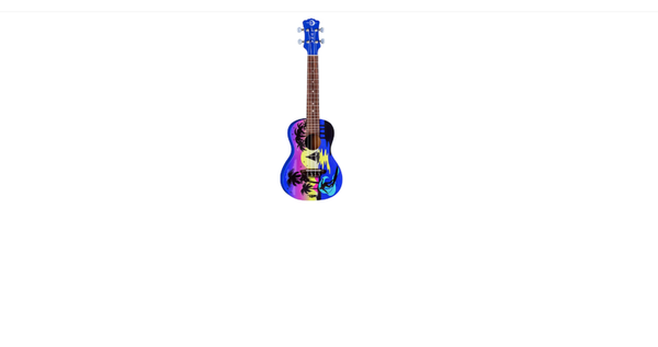 Luna Kauwela Summer Concert Ukulele Custom Graphic