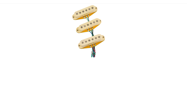 Fender Custom ML Ultra Noiseless Single-Coil Stratocaster Pickups Aged White