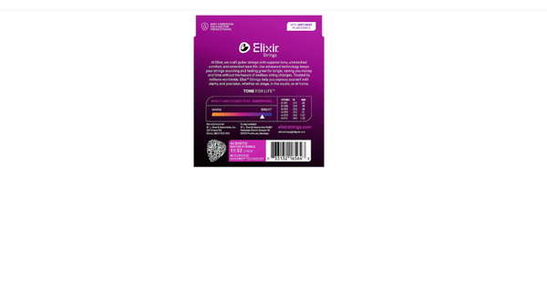 Elixir 80/20 Bronze Acoustic Guitar Strings With NANOWEB Coating, Custom Light (11-52) 3-Pack