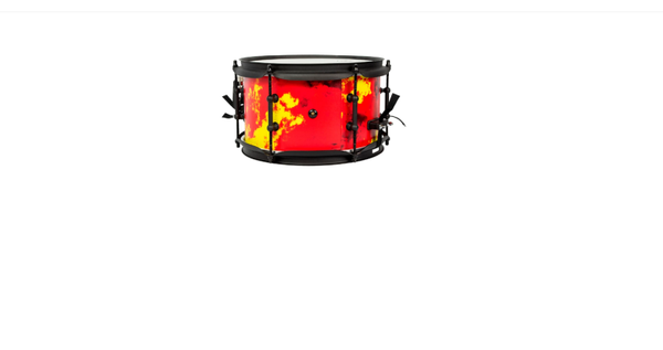 SJC Drums Josh Dun Inferno Side Snare 10 x 6 in. Inferno Custom Wrap
