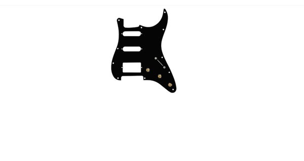920D Custom HSS Pre-Wired Pickguard for Strat With S5W-HSS-BL Wiring Harness Black
