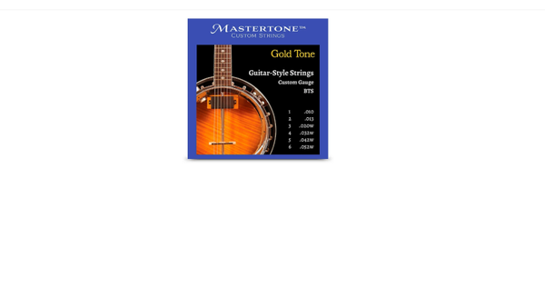 Gold Tone BTS Custom Gauge Banjitar Strings