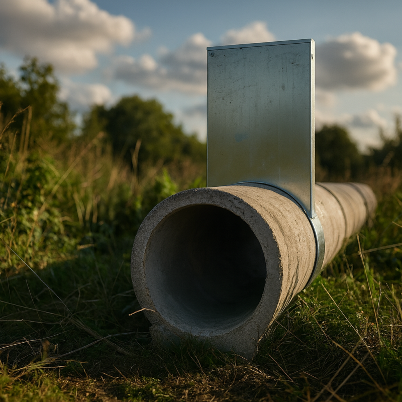 Betonrohrfalle