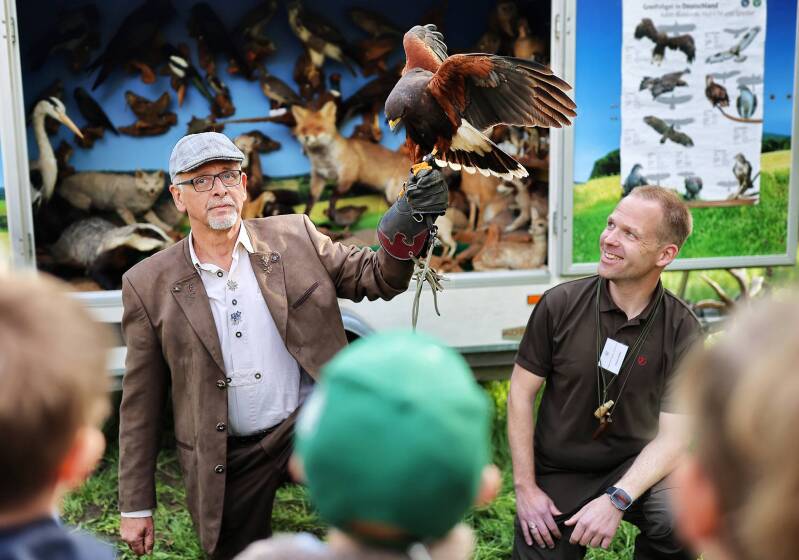 Hegering Hilden zu Besuch in der Kita "Rehkids"