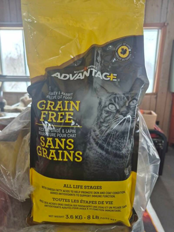 Nutrichoice advantage chat sans grain dinde/lapin 3.63kg (8lbs)