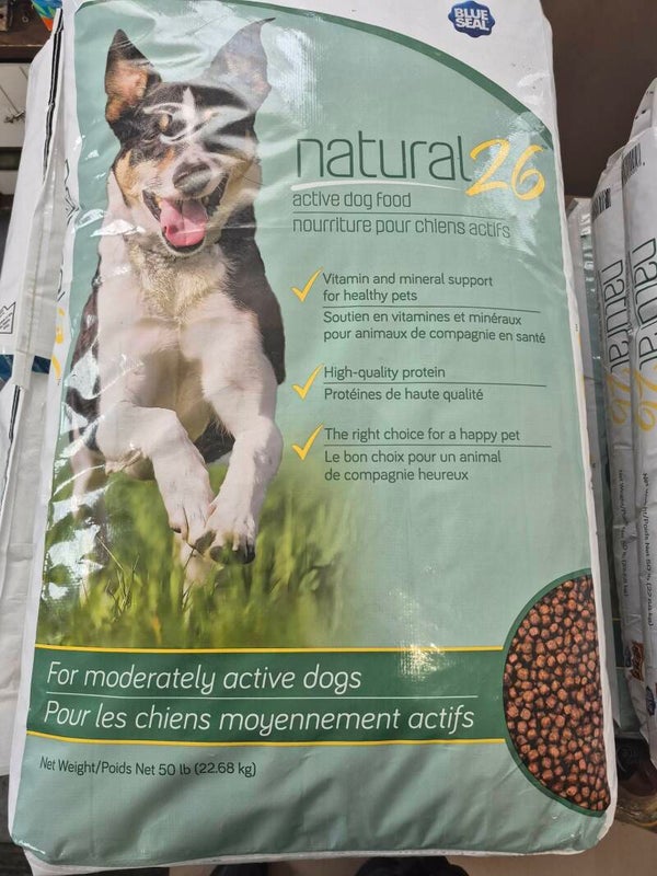 Natural 26% chien  22.68kg (50lbs)