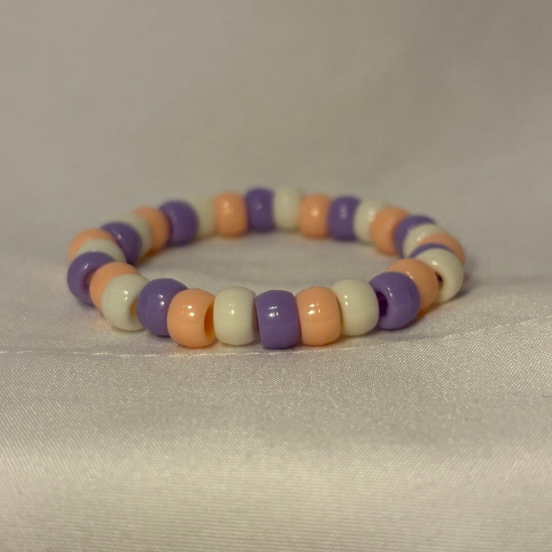 Daisies - Kids Pony Bead Bracelet