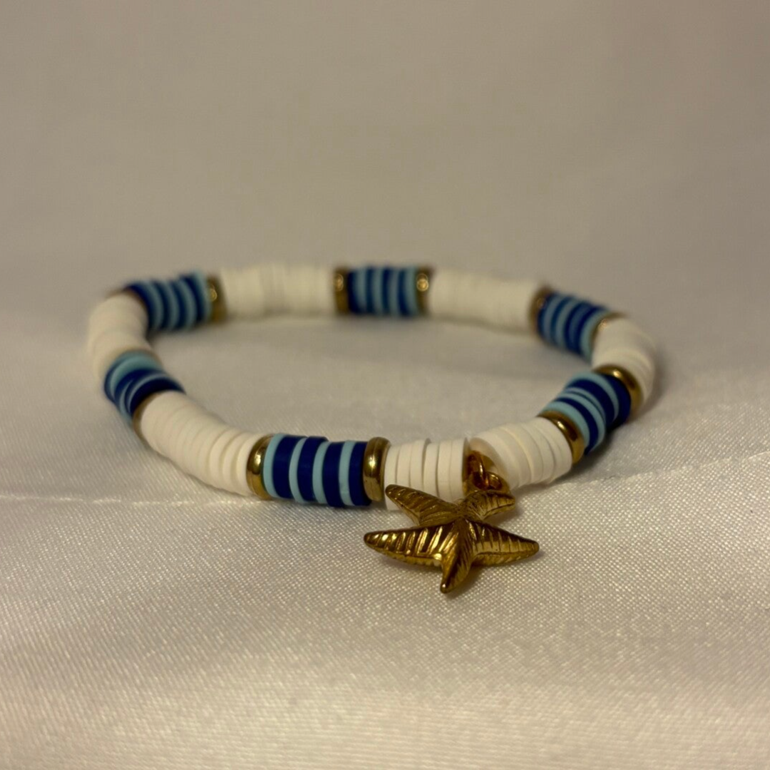 On A Boat - Clay Bead Bracelet