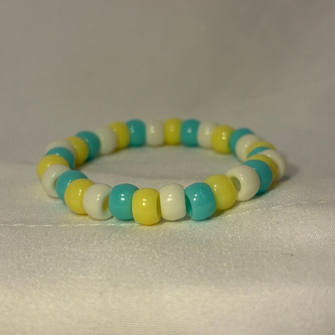 Sandcastle - Kids Pony Bead Bracelet
