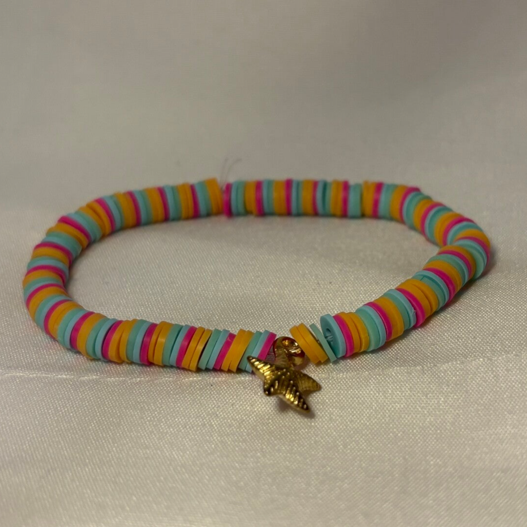 Summer Time - Clay Bead Bracelet