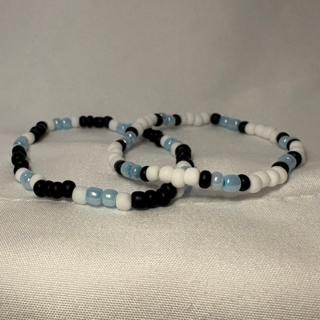 Matching Couple Bracelets - Seed Bead Bracelets