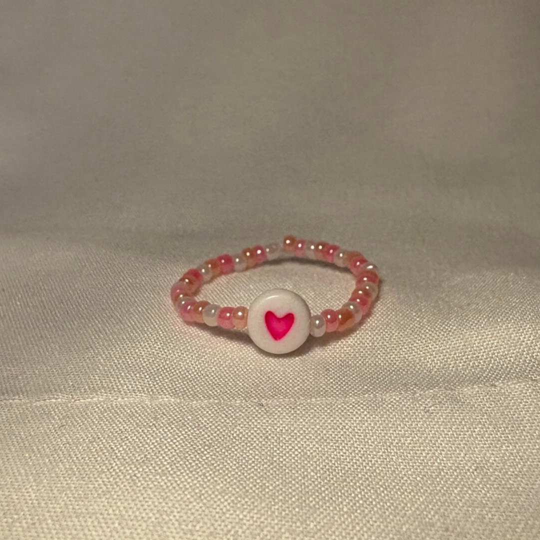 My Pink Heart - Multicolored Ring
