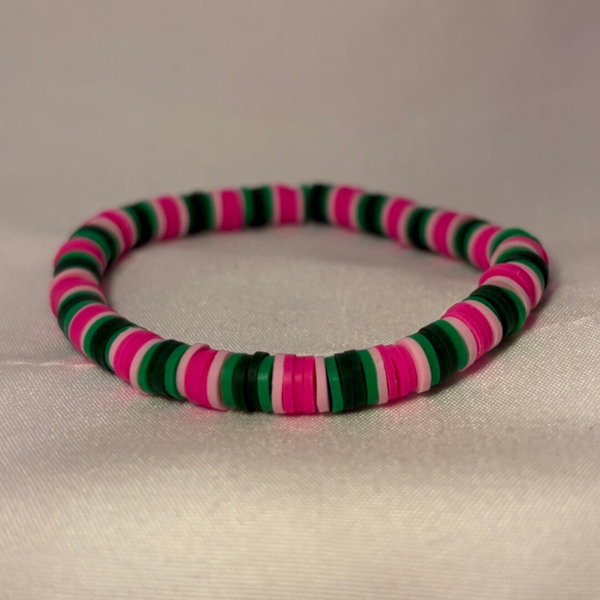 Watermelon - Clay Bead Bracelet