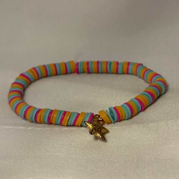 Summer Time - Clay Bead Bracelet