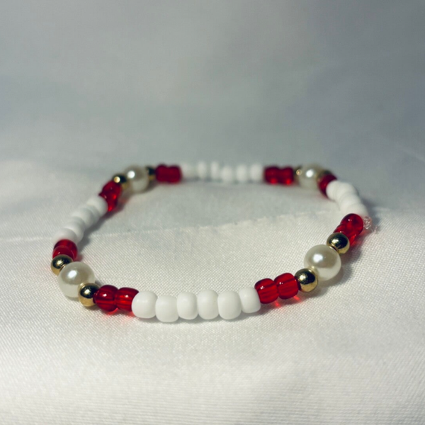 Shiny Love - Seasonal Seed Bead Bracelet