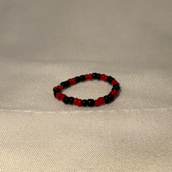 Red + Black - Multicolored Ring