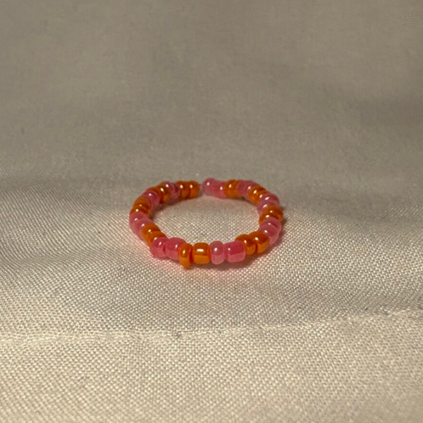 Pink + Orange - Multicolored Ring