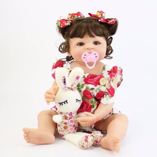 55cm Full Silicone Body Reborn Baby Doll Toy For Girl Vinyl Newborn Princess Babies Bebe Bathe Accompanying Toy Birthday Gift (439 beoordelingen) Beperkte hoeveelheid deal: Slechts 1 per dag wordt aangeboden voor deze prijs. De eerste transactie die volle