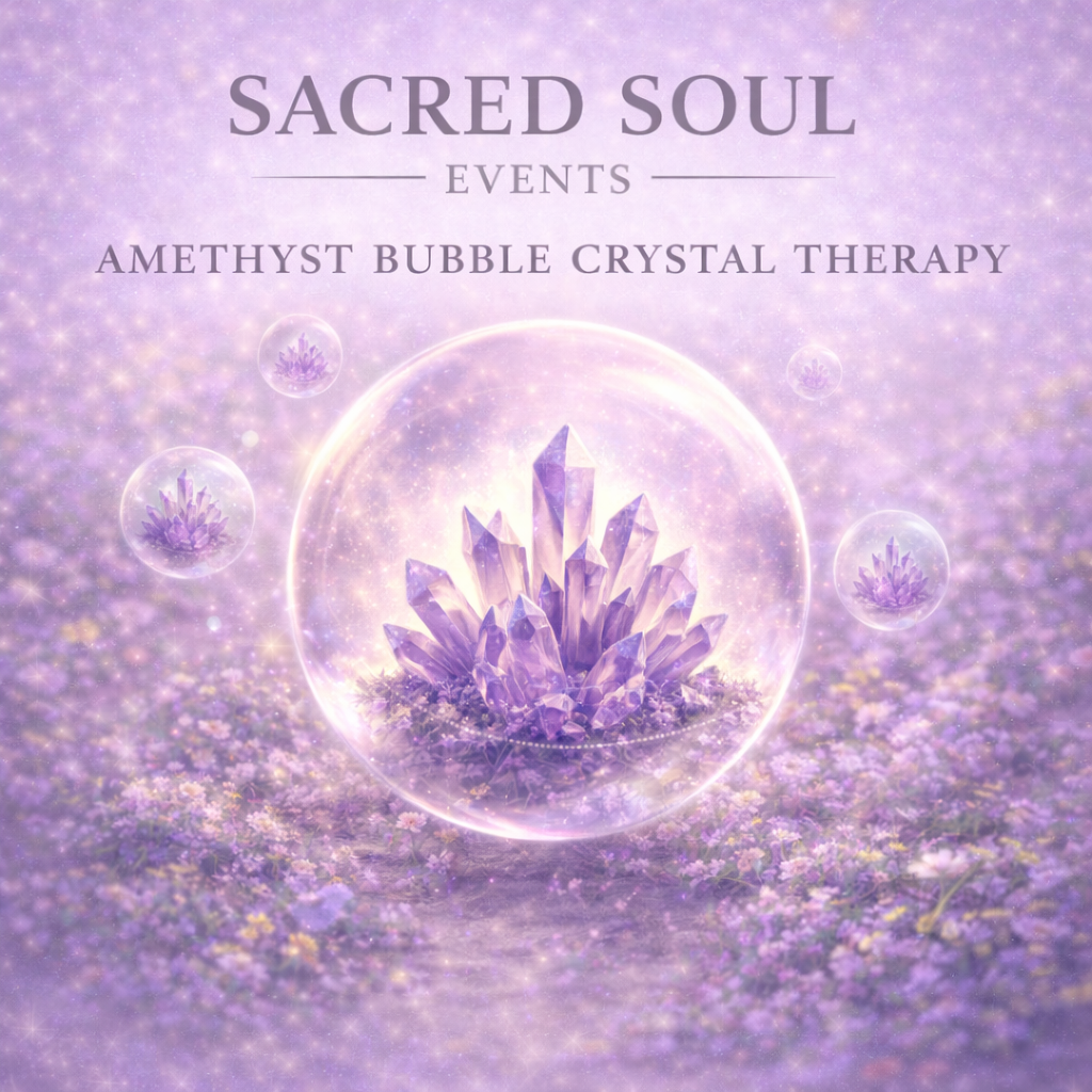 Amethyst Bubble Crystal Therapy