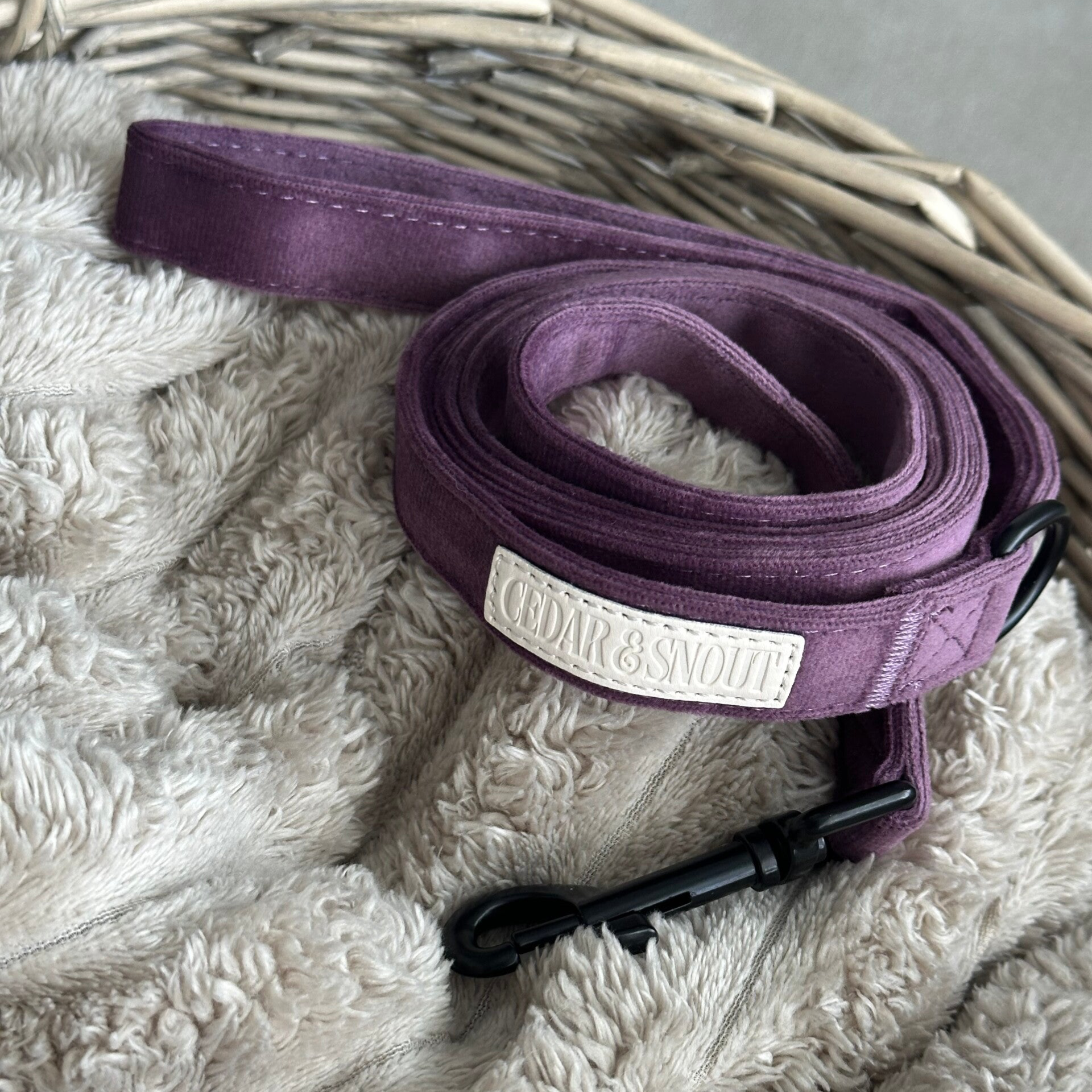 The Cabin Dog Lead - Heather
