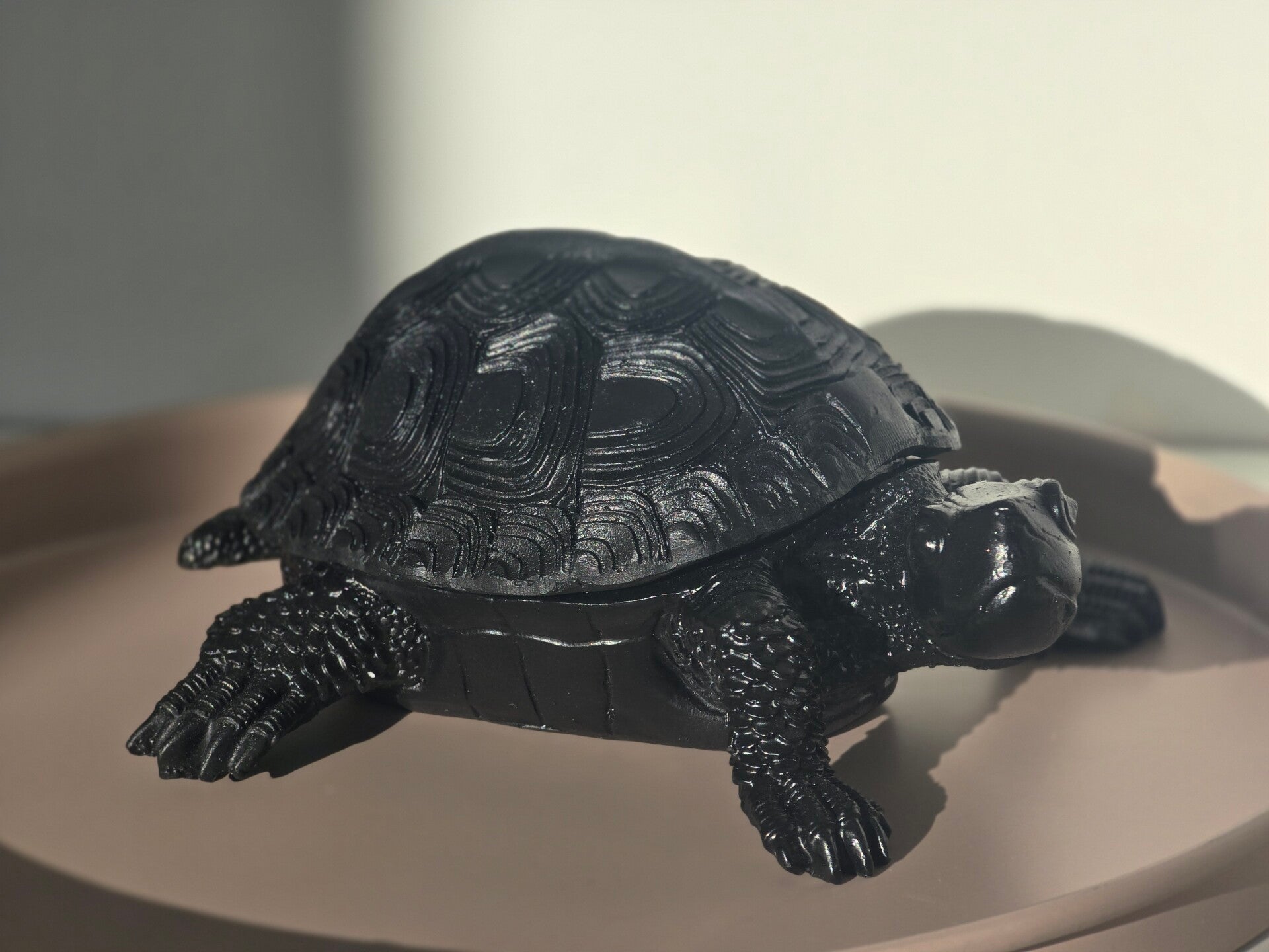 opbergpot Turtle zwart