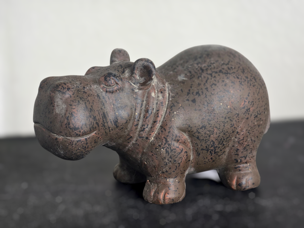 beeld Mafuta nijlpaard bruin