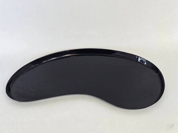 Metalen dienblad kidney zwart