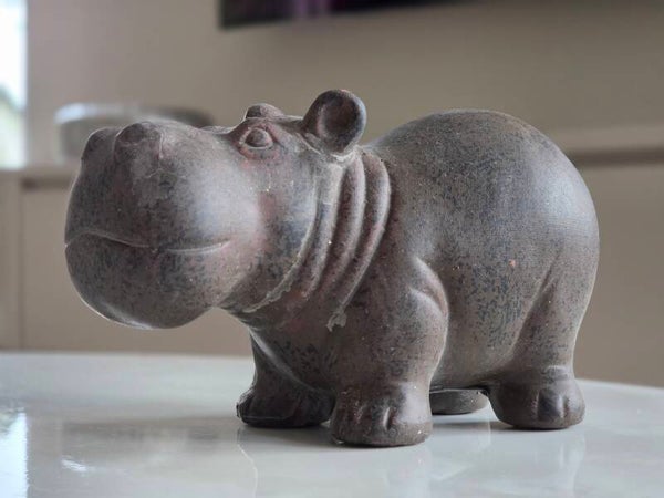 beeld Mafuta nijlpaard bruin