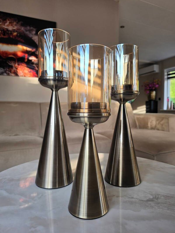 Luxe Gouden kandelaren set