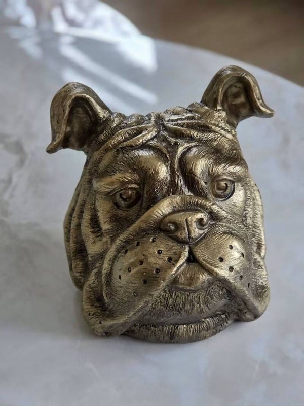 Beeld hond goud
