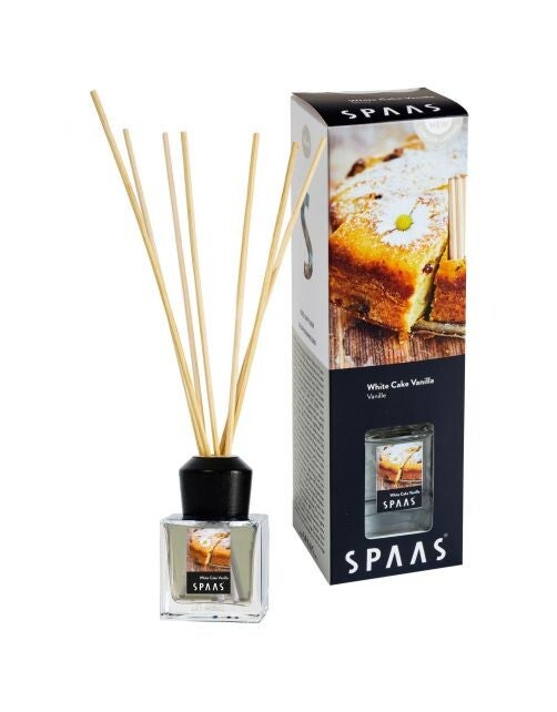 Spaas Geurstokjes White Cake Vanilla  50 ml