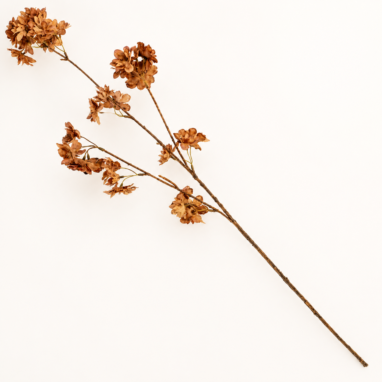 Zijde Bloementak – Bruin | 86 cm