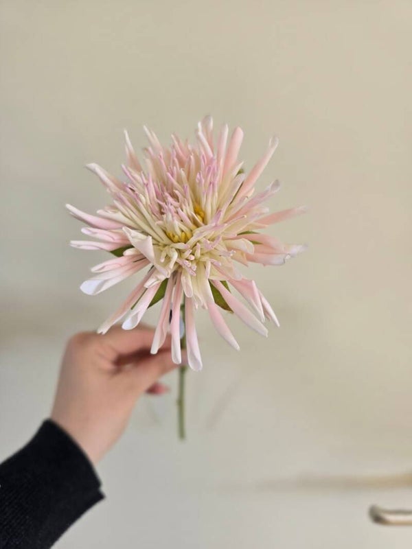 kunstbloem Chrysant lichtroze