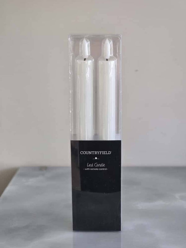 Dinerkaarsen wit | Countryfield