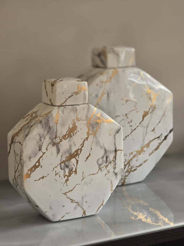 Pot/ vaas Marmer look