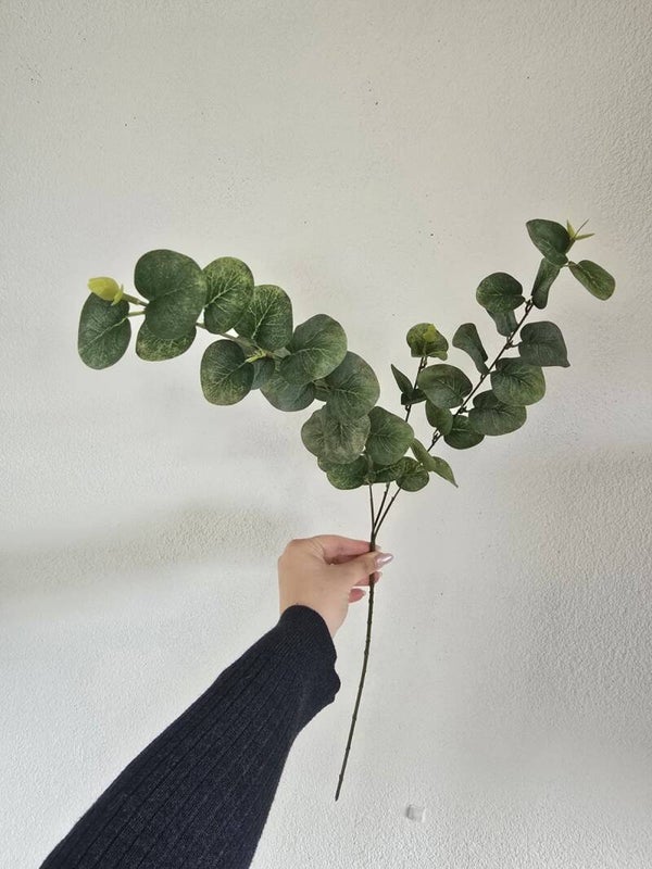 Kunsttak eucalyptus lichtgroen 75 cm