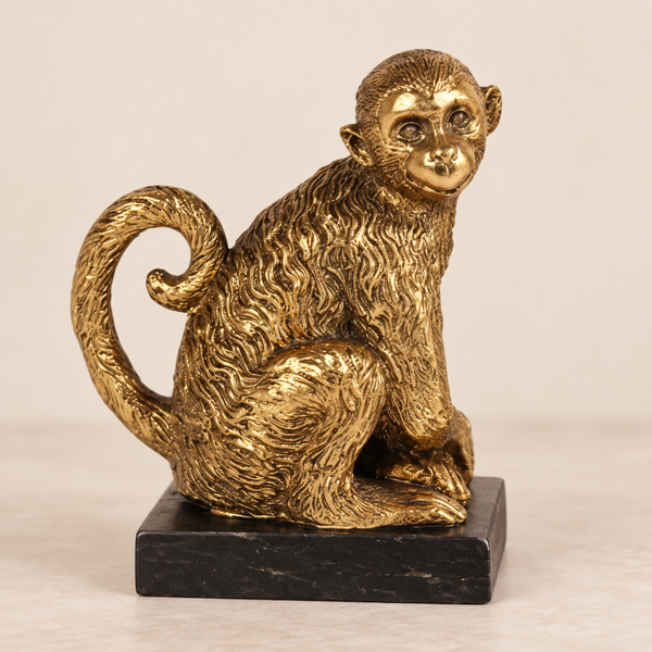 Gouden aap - Boekensteun