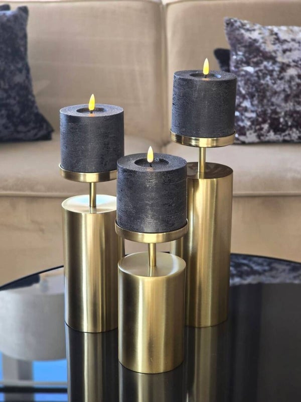 Luxe Metalen Kandelaren Goud