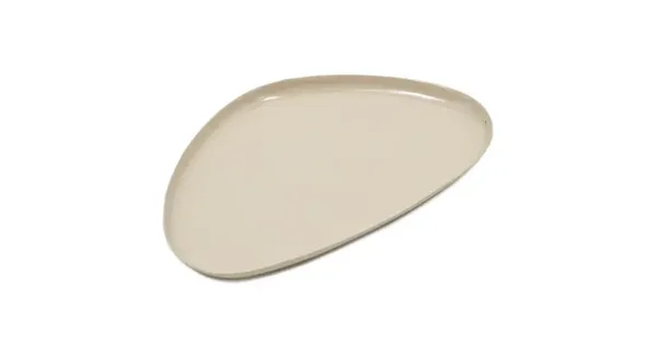 Organisch dienblad beige