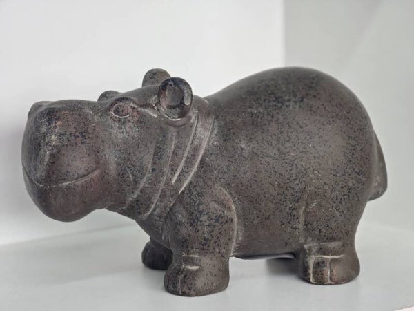 beeld Mafuta nijlpaard bruin