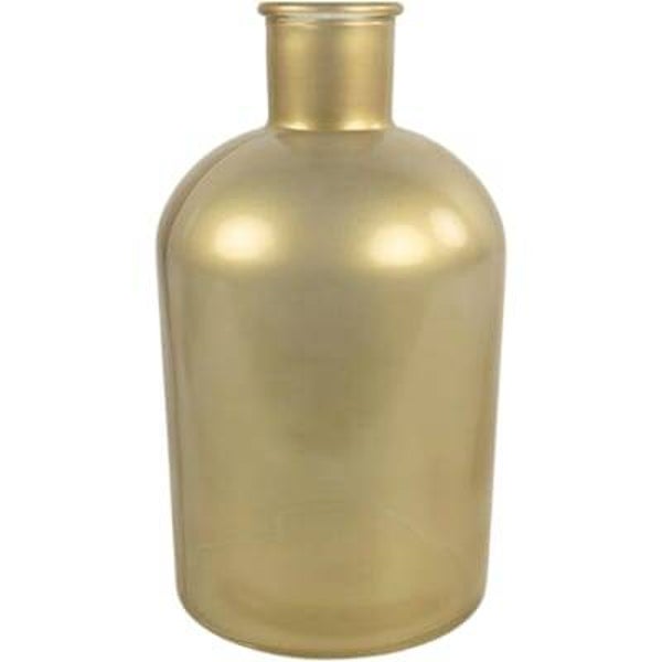 Countryfield fles vaas Dena L goudkleurig 31 cm