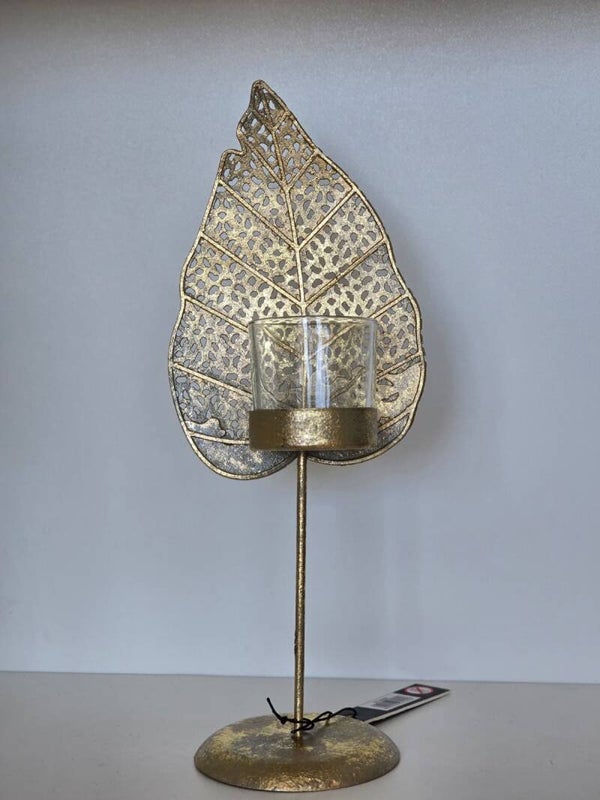 Gouden kandelaar blad