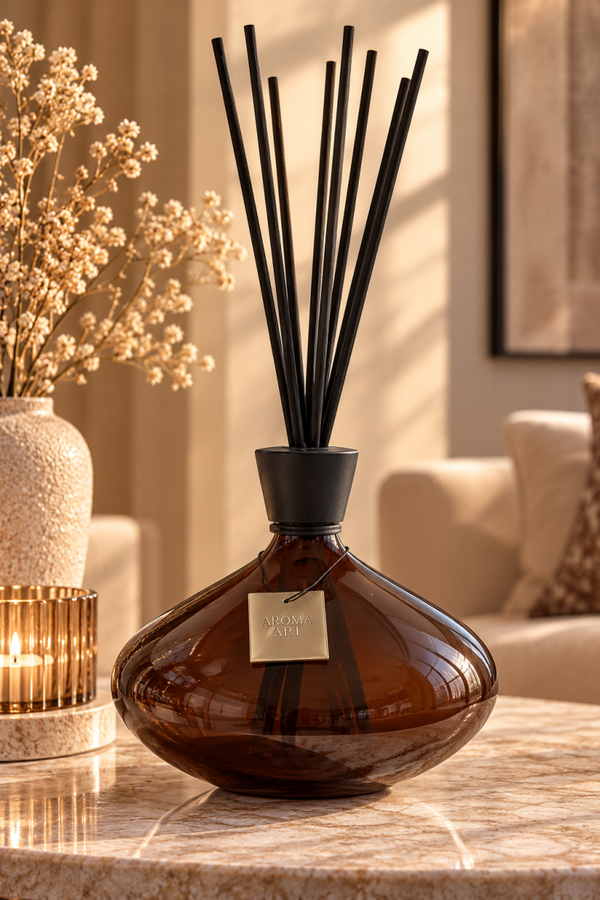 DIFFUSERSET AROMA ART 800ML BRUIN